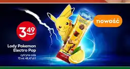 Żabka Lody Yeti Pokemon Electro Pop cytryna-cola oferta