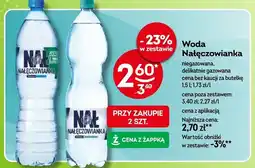 Żabka Woda niegazowana Nałęczowianka oferta