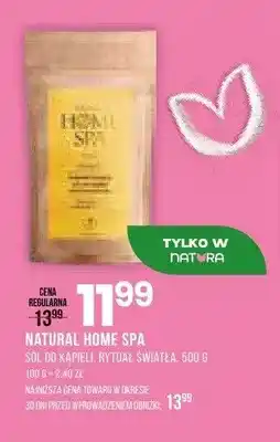 Drogerie Natura Sól do kąpieli Natural Home Spa Rytuał Światła oferta