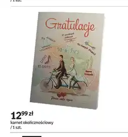 Empik Karnet okolicznościowy Gratulacje dla Młodej Pary oferta