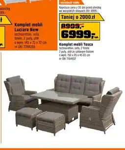 OBI Komplet mebli Tosca oferta