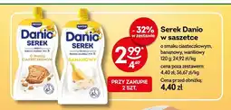 Żabka Serek Danio w saszetce o smaku ciasteczkowym oferta