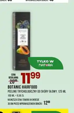Drogerie Natura Peeling trychologiczny do skóry głowy Botanic Hairfood oferta