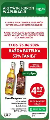 Żabka Piwo Desperados Original oferta