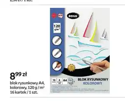 Empik Blok rysunkowy A4 kolorowy Rexus oferta