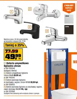 OBI Bateria umywalkowa Ogliastra chrom oferta