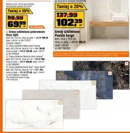 OBI Gres szkliwiony polerowany Onyx light oferta