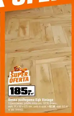 OBI Deska podłogowa Dąb Vintage oferta
