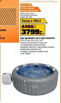 OBI Spa ogrodowe Lay-Z-Spa Santorini oferta