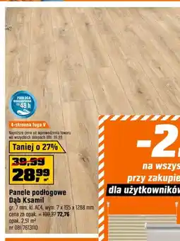 OBI Panele podłogowe Dąb Ksamil oferta