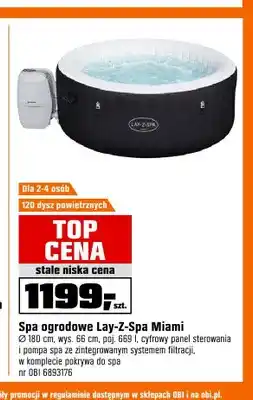OBI Spa ogrodowe Lay-Z-Spa Miami oferta