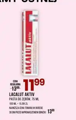 Drogerie Natura Pasta do zębów Lacalut Aktiv oferta