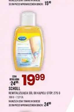 Drogerie Natura Rewitalizująca sól do kąpieli stóp Scholl oferta