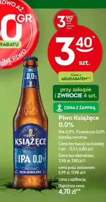 Żabka Piwo bezalkoholowe Książęce IPA 0,0% oferta