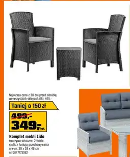 OBI Komplet mebli Lido oferta