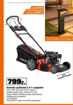 OBI Kosiarka spalinowa 3 w 1 z napędem Hortmasz oferta