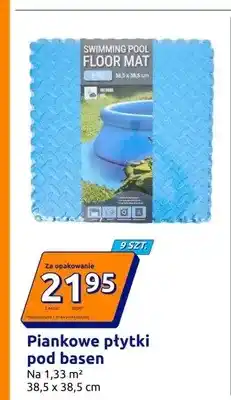 Action Piankowe płytki pod basen 9-pak 38,5x38,5 cm oferta