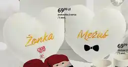 Empik Poduszka 2 serca Żonka Mężuś oferta