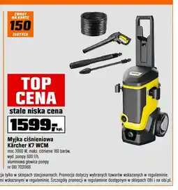 OBI Myjka ciśnieniowa Kärcher K7 WCM oferta