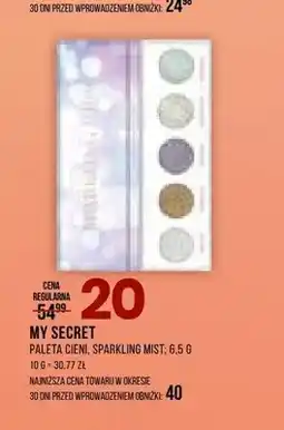 Drogerie Natura Paleta cieni My Secret Sparkling Mist oferta
