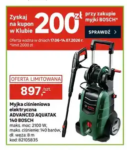 Leroy Merlin Myjka ciśnieniowa elektryczna Bosch AdvancedAquatak 140 oferta