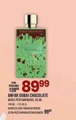Drogerie Natura Woda perfumowana Anfar Dubai Chocolate oferta
