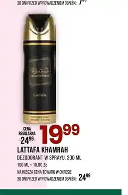 Drogerie Natura Dezodorant w sprayu Lattafa Khamrah oferta