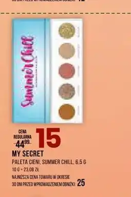 Drogerie Natura Paleta cieni My Secret Summer Chill oferta