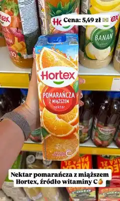 Dino Nektar pomarańcza z miąższem Hortex oferta