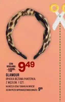 Drogerie Natura Opaska beżowa panterka z węzłem Glamour oferta