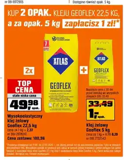 OBI Wysokoelastyczny klej żelowy Atlas Geoflex oferta