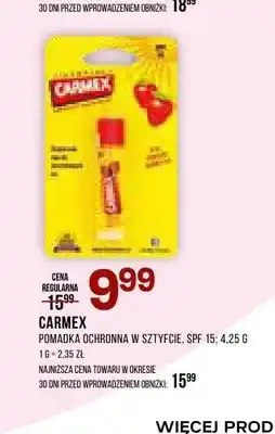 Drogerie Natura Pomadka ochronna w sztyfcie SPF 15 Carmex oferta