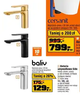 OBI Bateria umywalkowa baliv Side oferta
