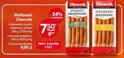 Żabka Kiełbaski krakowskie z szynki Olewnik oferta
