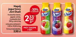 Żabka Napój jogurtowy Jovi Duet truskawka-banan oferta