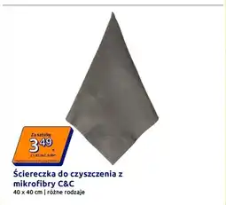 Action Ściereczka do czyszczenia z mikrofibry C&C 40x40 cm oferta