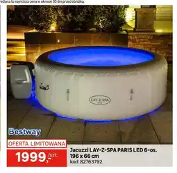 Leroy Merlin Jacuzzi Bestway Lay-Z-Spa Paris LED oferta