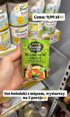 Dino Sos boloński z mięsem Sokołów Fusion Express oferta
