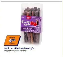 Action Tubki z cukierkami Becky's Cola & Cherry oferta