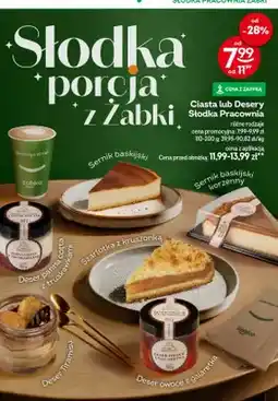 Żabka Sernik baskijski korzenny Słodka Pracownia oferta