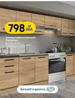 Castorama Zestaw mebli kuchennych Romantica oferta
