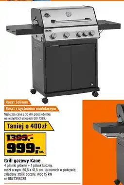 OBI Grill gazowy Kane oferta