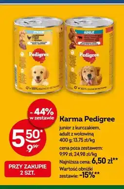 Żabka Karma dla psów Pedigree Adult z wołowiną oferta