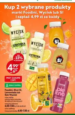 Żabka Lemoniada Wycisk Limonka Gruszka Winogrono oferta