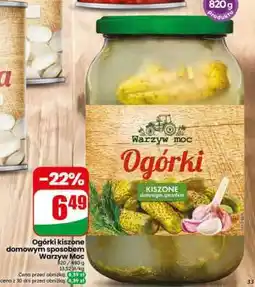Dino Ogórki kiszone domowym sposobem Warzyw Moc oferta