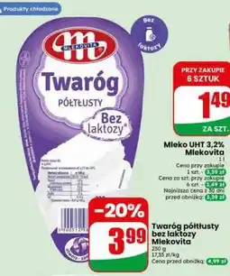 Dino Twaróg półtłusty bez laktozy Mlekovita oferta