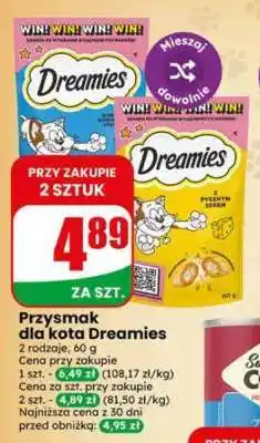 Dino Przysmak dla kota DREAMIES oferta