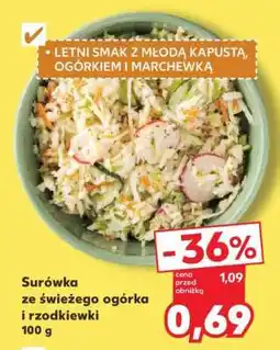 Kaufland Surówka ze świeżego ogórka i rzodkiewki 100 g oferta