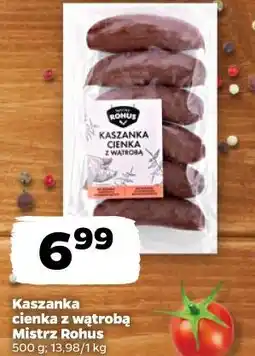 Netto Kaszanka cienka z wątróbką Mistrz Rohus oferta