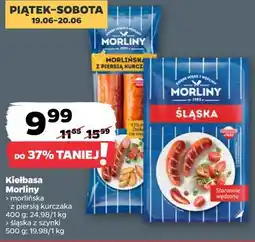 Netto Kiełbasa Morliny (Morlińska z piersią kurczaka / Śląska z szynki) oferta